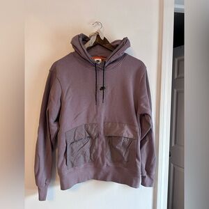 Nike Purple Hooded Sweatshirt with Front Pockets